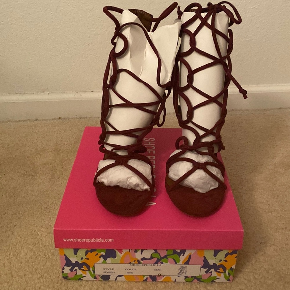 Shoe Republica Wine Heels